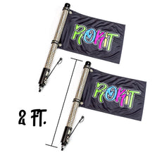 Load image into Gallery viewer, 2FT HYPER Phat Karen LED Bluetooth AND Remote Whips (Pair) Rokit