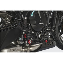 Load image into Gallery viewer, REARSETS- RH- BLACK & TITANIUM