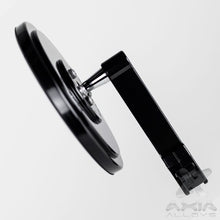 Load image into Gallery viewer, 5″ Round Convex Glass Side Mirror with 1.5″ Extended Billet Arm