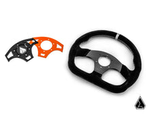 Load image into Gallery viewer, SUEDE BALLISTIC "D" SUEDE UTV STEERING WHEEL