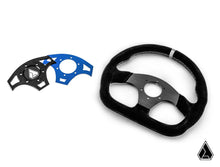 Load image into Gallery viewer, SUEDE BALLISTIC "D" SUEDE UTV STEERING WHEEL
