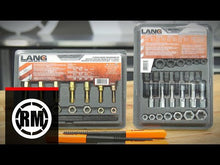 Load and play video in Gallery viewer, Lang Tools SAE Thread Restorer Tap/Die Set