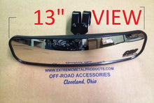 Load image into Gallery viewer, 13" Wide Panoramic Rear view Mirror for 1-1/2-1-5/8" Bars