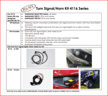 Load image into Gallery viewer, RYCO TURN SIGNAL / HORN KIT - KAWASAKI MULE PRO SERIES / TERYX / TERYX 4 (P/N 4116 / 4116S)