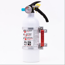 Load image into Gallery viewer, QUICK RELEASE FIRE EXTINGUISHER MOUNT W/ 2LB EXTINGUISHER
