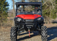 Load image into Gallery viewer, HONDA PIONEER 1000 SCRATCH-RESISTANT FLIP WINDSHIELD
