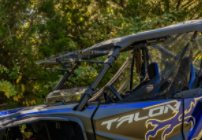 Load image into Gallery viewer, HONDA TALON 1000 SCRATCH RESISTANT FLIP WINDSHIELD