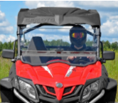 Load image into Gallery viewer, CFMOTO ZFORCE SCRATCH RESISTANT FLIP WINDSHIELD