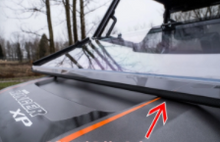 Load image into Gallery viewer, POLARIS RANGER XP 1000 SCRATCH RESISTANT FLIP DOWN WINDSHIELD