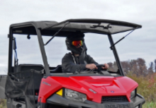 Load image into Gallery viewer, POLARIS RANGER MIDSIZE SCRATCH RESISTANT FLIP WINDSHIELD
