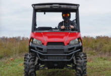 Load image into Gallery viewer, POLARIS RANGER MIDSIZE SCRATCH RESISTANT FLIP WINDSHIELD