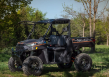 Load image into Gallery viewer, POLARIS RANGER 1000 SCRATCH RESISTANT FLIP WINDSHIELD