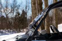 Load image into Gallery viewer, POLARIS RZR TRAIL S 1000 SCRATCH-RESISTANT FLIP WINDSHIELD