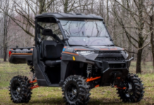 Load image into Gallery viewer, POLARIS RANGER XP 900 SCRATCH RESISTANT FLIP DOWN WINDSHIELD