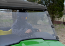 Load image into Gallery viewer, JOHN DEERE GATOR XUV SCRATCH-RESISTANT FULL WINDSHIELD
