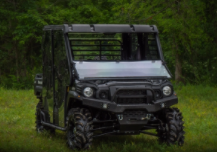 Load image into Gallery viewer, KAWASAKI MULE PRO SCRATCH RESISTANT FLIP DOWN WINDSHIELD
