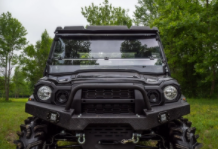 Load image into Gallery viewer, KAWASAKI MULE PRO SCRATCH RESISTANT FLIP DOWN WINDSHIELD