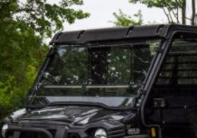 Load image into Gallery viewer, KAWASAKI MULE PRO SCRATCH RESISTANT FLIP DOWN WINDSHIELD