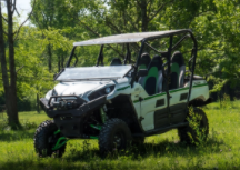 Load image into Gallery viewer, KAWASAKI TERYX SCRATCH RESISTANT FLIP DOWN WINDSHIELD
