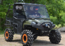 Load image into Gallery viewer, POLARIS RANGER FULL-SIZE 570 SCRATCH RESISTANT VENTED FULL WINDSHIELD