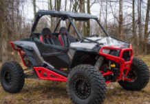 Load image into Gallery viewer, POLARIS RZR 900 SCRATCH RESISTANT FLIP DOWN WINDSHIELD
