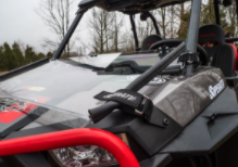 Load image into Gallery viewer, POLARIS RZR 900 SCRATCH RESISTANT FLIP DOWN WINDSHIELD