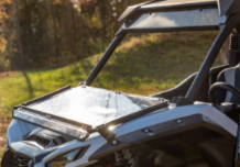 Load image into Gallery viewer, KAWASAKI TERYX KRX 1000 SCRATCH RESISTANT FLIP DOWN WINDSHIELD