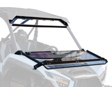 Load image into Gallery viewer, KAWASAKI TERYX KRX 1000 SCRATCH RESISTANT FLIP DOWN WINDSHIELD