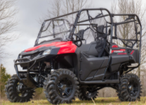 Load image into Gallery viewer, HONDA PIONEER 700 SCRATCH RESISTANT FLIP DOWN WINDSHIELD