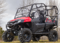 Load image into Gallery viewer, HONDA PIONEER 700 SCRATCH RESISTANT FLIP DOWN WINDSHIELD
