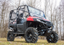Load image into Gallery viewer, HONDA PIONEER 700 SCRATCH RESISTANT FLIP DOWN WINDSHIELD