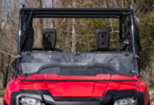 Load image into Gallery viewer, HONDA PIONEER 700 SCRATCH RESISTANT FLIP DOWN WINDSHIELD