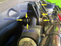 Load image into Gallery viewer, KAWASAKI KRX FRONT SHOCK MOUNT BRACES
