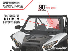 Load image into Gallery viewer, KAWASAKI TERYX KRX 1000 GLASS WINDSHIELD