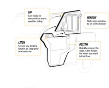 Load image into Gallery viewer, POLARIS RANGER XP 1000 CONVERTIBLE CAB ENCLOSURE DOORS
