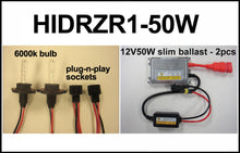 Load image into Gallery viewer, 2011-2017 Polaris RZR and Ranger 50w HID Conversion Kit
