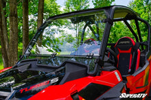 Load image into Gallery viewer, POLARIS RZR XP TURBO S SCRATCH RESISTANT FLIP DOWN WINDSHIELD
