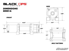 Load image into Gallery viewer, 6000 LB. UTV/ATV WINCH (WITH WIRELESS REMOTE & SYNTHETIC ROPE)
