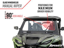 Load image into Gallery viewer, YAMAHA WOLVERINE RMAX 1000 GLASS WINDSHIELD
