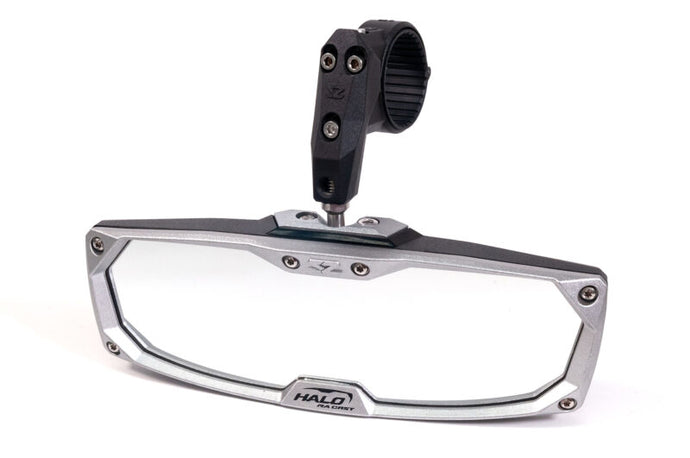 Halo-RA CAST Rearview Mirror with Cast Aluminum Bezel – 2″ and 1.875″ Round Tube ROPS