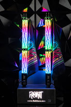 Load image into Gallery viewer, 2FT HYPER Phat Karen LED Bluetooth AND Remote Whips (Pair) Rokit
