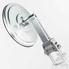 Load image into Gallery viewer, 5″ Round Convex Glass Side Mirror with 1.5″ Extended Billet Arm
