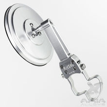 Load image into Gallery viewer, 5″ Round Convex Glass Side Mirror with 1.5″ Extended Billet Arm
