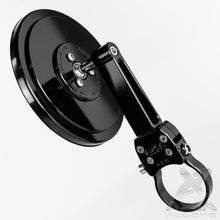Load image into Gallery viewer, 5″ Round Convex Glass Side Mirror with 1.5″ Extended Billet Arm
