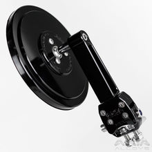 Load image into Gallery viewer, 5″ Round Convex Glass Side Mirror with 1.5″ Extended Billet Arm
