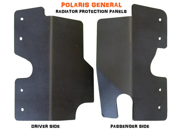 2016-2024 POLARIS GENERAL 1000 (NON XP) RADIATOR GUARD PANELS