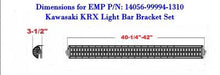 Load image into Gallery viewer, Teryx KRX 1000 Light Bar Brackets for a 40" Light Bar
