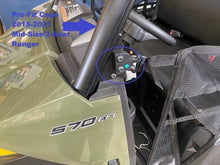Load image into Gallery viewer, POLARIS RANGER FOLDING MIRROR SET FOR THE PRO-FIT CAGE (NON-ROUND CAGE)
