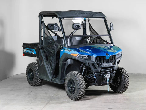 TERRARIDER CF MOTO UFORCE 600 TILTING UTV WINDSHIELD - PRO FIT FRAME - SCRATCH RESISTANT 1/4