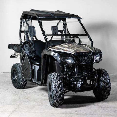 TERRARIDER HONDA PIONEER 500 (2016 & OLDER) TILTING UTV WINDSHIELD - STANDARD 3/16”